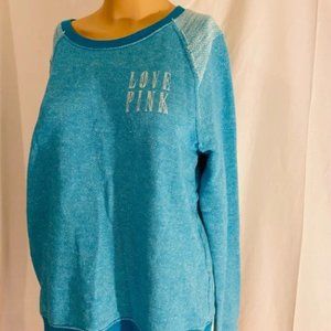 👕PINK Victoria’s Secret Turquoise Pullover